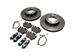FRONT Brake Pads and Brake Disc Package for Porsche 996 Carrera - 99635294903, 99635108802, 99661236501, 99635140501, 99635140601, 99635294904, 99635140X01