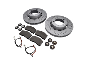 Pack de plaquettes de frein et disques de frein AVANT pour Porsche 993 Turbo - 99335104510, 99335104610, 99335194900, 99361236801