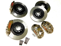 PFC Racing Front and rear brake kit, with slotted 380mm discs. Porsche 996 / 997 / 991 Turbo - 0380.0002 - 96.380.290.365.02, 96.380.290.365.01, 95.405.290.365.12, 95.405.290.365.11