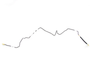 Conduite de pression de direction assistée, Centre. Porsche 997.1 - 99734744503, 99734744502