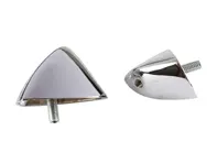 Halterungssatz für Rückstrahler, verchromt. Porsche 356B / 356C - 64473150705, 64473150805 - 1696002410, EQ960010