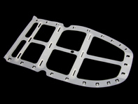 Support de cadre de dossier de siège. Porsche 986 Boxster / 996 - 99652155101, 99652155100