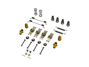 Montageset handremschoenen. Porsche 911 65-89 - PCG35209712