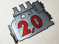 Adesivo motore lunotto posteriore 2.0L per Porsche 911 - 91170110200
