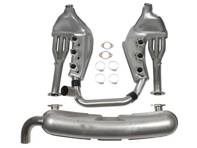 Sports exhaust set without catalytic converter 2 in 1 out. Porsche 911 3.2ltr 1984-89 - 93011104300, 93021102901 - 1620802610