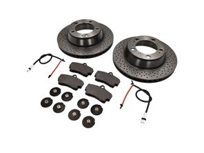 Pack Disques de Frein avec Plaquettes de Frein Sport BREMBO Porsche 996 1997-04 - 07B31514, 99635240104BRE, 99635240104, 99661236501, 99635208602, 99635208600