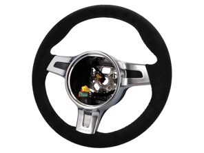 SportDesign-Lenkrad mit schwarzer Alcantara-Polsterung. Porsche 997 / 987 Boxster / 987 Cayman - 99704440222, 99704440220, 99704440221