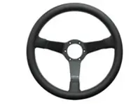 Lenkrad Eau Rouge Vollnarbenleder mit parallelen oder gekreuzten Nähten 350mm. Porsche 911 / 964 / 993 / 924 / 944 / 968 / 928 - 74112, 74113