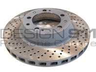 Brake disc rotor, Rear. Porsche 993 (OE Part No 99335204500 / 99335204600) - 99335204500, 99335204600, 16521, 16522