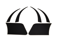 Set nero di protezioni antisassi. Porsche 944 Pellicola protettiva per vernice - 94455932100, 94455932200, 94455932300, 94455932400, 94455932500, 94455932600