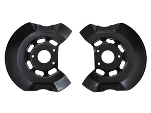 Bremsscheibenabdeckplatten 2er Set VORNE. Porsche 911 / 930 / 914 - 90135180117, 901.351.801.17, 901 351 801 17, 91435180100, 914.351.801.00, 914 351 801 00 - 1664200200