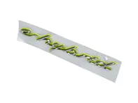 E-HYBRID in Chrom und säuregrünem Flügelemblem für Porsche 958 Cayenne HYBRID - 95855949921, 95855949920, 95855950021, 95855950020