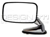 Außenspiegel rechteckig Durant Style mit Rand Porsche 911 1972-73 - 91173101300, 91173101306