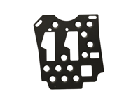 Aluminium-Bodenplatte Fahrerseite RHD Schaltgetriebe Coupé. Porsche 964 / 993 Coupé - 96455106400 - SL-FB-24-B - RHD