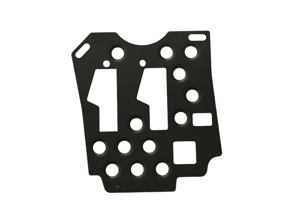 Aluminium-Bodenplatte Fahrerseite RHD Schaltgetriebe Coupé. Porsche 964 / 993 Coupé - 96455106400 - SL-FB-24-B - RHD