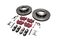 Remschijvenpakket met Sport EBC Remblokken Porsche 997 C2 3.6L - DP32029C, 99635140X01BRE, 95535296000, 99635108802, 99761267701, 99735193903, 99735193905, 99735193907, 99735193908, 1663100877, 1663100887, 99635140500, 99635140501, 99635140502, 99635140600, 99635140601, 99635140602, 09C88011, 1163750210, 99761267700, 99661234700, 99761267790, 99761267791, 99761234700
