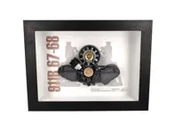 Engine 911 R model cutaway Porsche Art - Box framed 1:4 scale