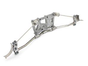 Support de support pour échappement. Porsche 987 Boxster / 987C Cayman - 98711104103, 98711104102