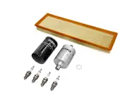 Motoronderhoudsset - Lucht-/brandstof-/oliefilters, bougies en meer - voor Porsche 944 S 2.5L 1987-1988 - 94410093002, 94410720103, 94410720111, 92811025304, 92811025307, 94411018800, 90012311830, 99917015690