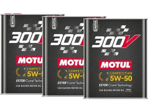 Olio motore MOTUL 300V COMPETITION 5W-50 6 litri - 110859