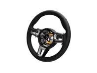 GT Sport Multi-Function Steering Wheel In Black Leather. Porsche 991.2 / 718 - 99104440030, 99104440031, 99104440032, 99104440033, 99104440030A34, 991044400