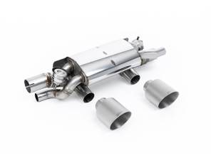 Silencieux arrière sport Milltek (PSE) avec embouts GT-115 en titane brossé. Porsche 991.2 3.0LT / S / GTS 2015-2019 - 9P1251053A, 9P1251053C, 9P1251053B, 9P1251053D - SSXPO200