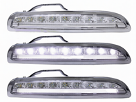 Luci di marcia diurna (DRL) LED per Porsche Boxster 987 2005-08 - 98763108105, 98763108205, 98763108102, 98763108202, 98763108104, 98763108204