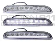 Feux de jour (DRL) LED pour Porsche Boxster 987 2005-08 - 98763108105, 98763108205, 98763108102, 98763108202, 98763108104, 98763108204