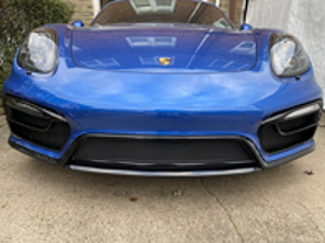 Complete front bumper grille wire mesh set. Porsche 981 GTS