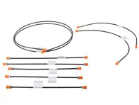 Brake line kit. Porsche 356 B-T6 - 64442313, 64442314, 69535260100, 69535260201, 69535260500, 69535260600 - 1661501110