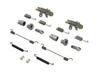 Handbremsbacken Federsatz. Porsche 924 turbo / 944 1982-85 - 99335207100, 298609723, 90135295410, 90135293210, 92835295702, 95135209000, 477409459, 477609459A