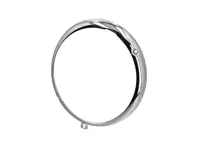 Euro-Scheinwerfer Chromrand. Porsche 356 50-65 - 64463110107, 111941111B, 111941111 - JG.101.07, 8195150800