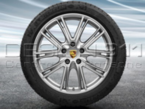 20' Panamera (971) Exclusive Design Platinum Silver Alufelgen & Winterreifen Original Porsche - 971044600C