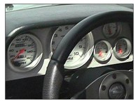 Tablero de instrumentos de aluminio Rennline (medidores de autómetro). Porsche 914 - DA68