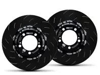 Disques de frein arrière flottants fendus EBC racing en deux parties pour Porsche 991 GT3 - 99135240780, 99135240880 - SG2F013