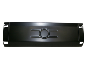 Rear bumper section / license panel. Porsche 911 1966-73 - 90150502320, 591095, 1680600200, 90150502320GRV - 591095, 1680600200