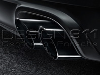 Uitlaateindpijpen SPORTS in ZWART. Porsche 991.2 C2S / C4S / Targa 4S 2016 >> - 99104420023