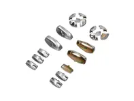 Sitzknopfersatz in Galvano Silber 18-fach - 99161371301DMN, 7PP959748PDMN