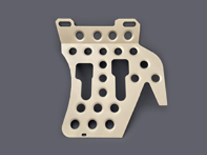 Pedana in alluminio lato guidatore Porsche 911 targa / cabriolet 1974-1989 - 91155106344, 91155106340, 91155106343