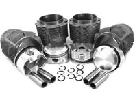 Biral cylinder and JE forged piston kit 86mm. Porsche 356C / 912 - 008 11 86P JE, 0081186PJE