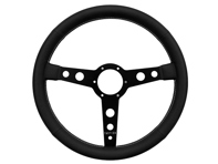 Steering wheel 130R Series Air Cooled Leather with Crossed or Parallel stitching. 350mm. Porsche 911 / 964 / 993 / 924 / 944 / 968 / 928 - 74150, 74151