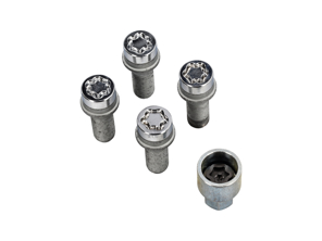 Kit bullone ruota di bloccaggio M14 x 1,25 Lunghezza: 50,5 mm per Porsche - 27226SU