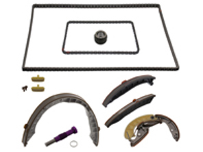 Kit de cadena de distribución del motor para árbol de levas y bomba de aceite. Porsche 958 3,6/970 3,0 L/Macán 3,0 L, 3,6 L - 94810516902, 94810516910, 4775, 90001163, 94610725275, 94610725877, 94610223175, 94610518076, 94810502312, 94810516612, 94610506800, 94810506510, 94610725300