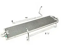 Gearbox / transmission oil cooler with pipes Porsche 955 Cayenne / 957 Cayenne - 95530701700, 95530701703, 95530717108, 95530717208 - CLC49000P
