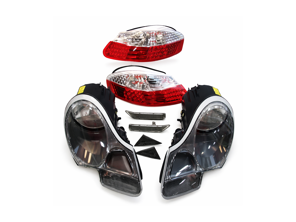 Kit de mise à niveau lumière III. Porsche Boxster 986 *Voitures LHD - 00004490999, 98663113117, 98663113217, 99663104502, 99663104602, 99663104403, 99663104303