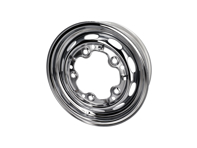 15' Chrome Steel Rim - 4.5x15', 5x205 PCD, ET25 - for Porsche 356 A & 356 B 1956-1963 - 64468101, 6446810110, 6446810111, 644681101 - 8160000500