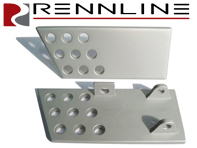 Rennline 铝制内门把手套件。带孔。保时捷 911/912/930 / 964 - DH03