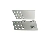 Set di maniglie per porte interne in alluminio Rennline. PERFORATO. Porsche 911/912/930/964 - DH03