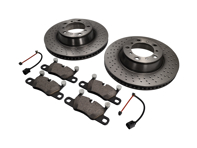 Remblokken en remschijvenpakket ACHTER Porsche 991.2 - 99635240502, 99635240602, 99135240301, 99135240401, 99160918300