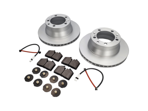 Bremsbeläge und Bremsscheibenpaket hinten Porsche 968 ABS - 95135204105ABS, 95135204105, 96435193903BRE, 96435193903, 94461236502, 99635208600, 99635208602